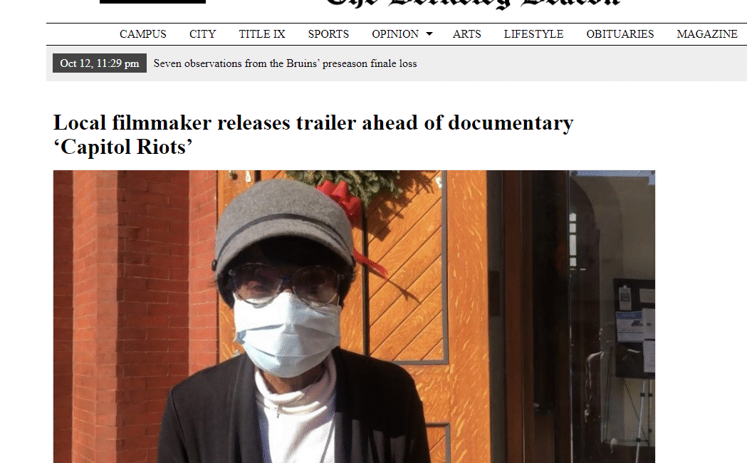 News Coverage on the release of ‘Capitol Riots Movie’